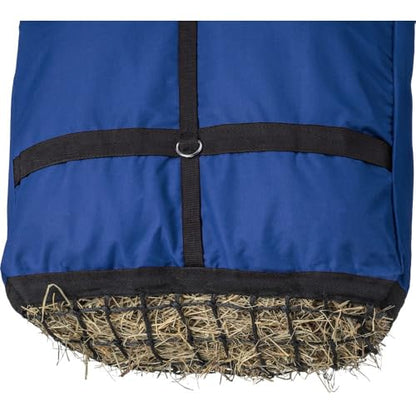 Tough 1 Nylon Hay Tote with Net Front - color: Royal Blue