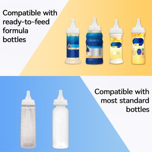 6 Pcs Bottle Nipple Compatible with Similac/Enfamil, Standard Flow