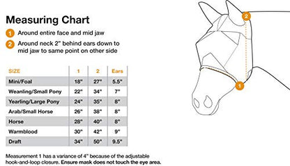 Cashel Crusader Fly Mask, Standard with Ears (Pink, Arabian)