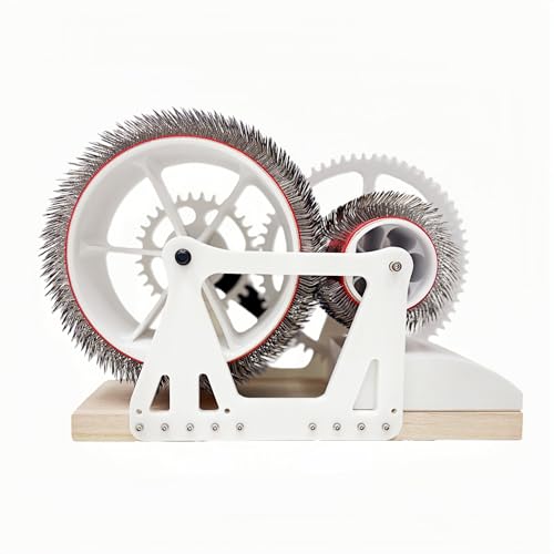 Feqaeqe Manual Wool Drum Carder Machine with Foldable Handle Starter Kit