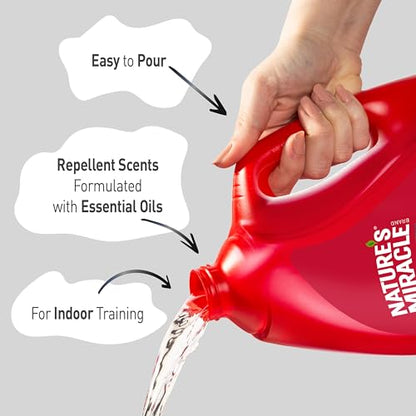 Nature's Miracle Advanced Platinum No More Marking Training Spray, 128 oz | Helps Prevent Dogs from Marking the Same Spot, For Indoor Training, Safe For Pets and Home*, Repels With Essential Oils - size: 1 Count (Pack of 1)