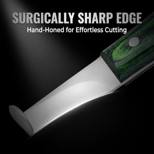 2-Piece Loop & Hoof Knife Set, J2 Stainless Steel
