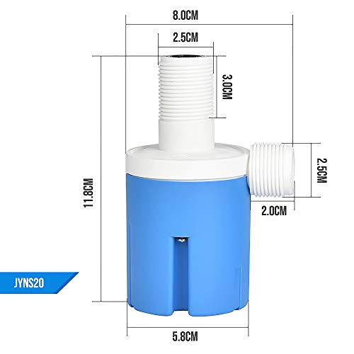 3/4" Automatic Water Level Control Valve, Inside Type,Upstream water | Inner Top Water Automatic Float Valve, For Water Tank, Solar Energy, Auto Pot, Aquarium - style: 3/4" Top Inner