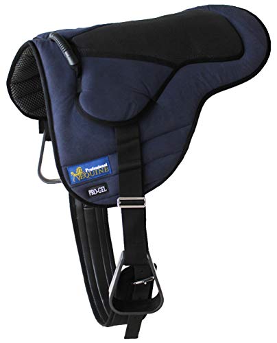 Horse Western Lightweight Neoprene Padded Bareback Saddle Pad 39186 - color: Navy, size: 32" L x 4" W