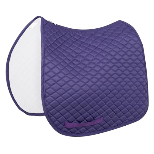 TuffRider Basic All Purpose Horse Riding Saddle Pad - color: Deep Wisteria