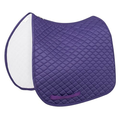 TuffRider Basic All Purpose Horse Riding Saddle Pad - color: Deep Wisteria
