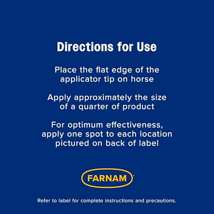 Farnam Equi-Spot, Weather Proof Targeted Spot On Protection, 6 Week Supply - size: 6 Week Supply