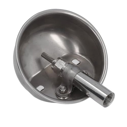 Automatic Pig Waterer, Stainless Steel Livestock Water Feeder with Special Valve System for Pigs Goats Sheep Dogs Cows (Small Size) - size: Small Size