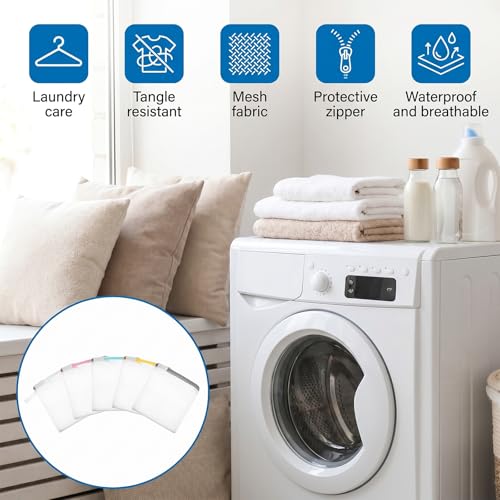 6 Pcs Small Lingerie Bags for Washing Delicates