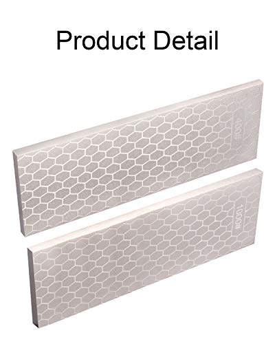 S SATC Diamond Sharpening Stone 2 Side Grit 400/1000 Diamond Plate Honing Stone 8-inch Hone Sharpener White - style: 400&1000Grit