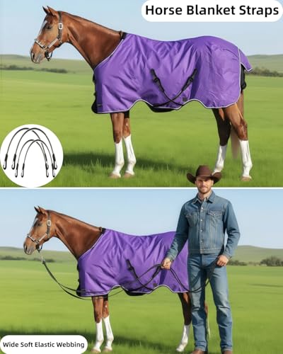Elastic Replacement Leg Tail Straps Horse Webbing for Flexible Movement