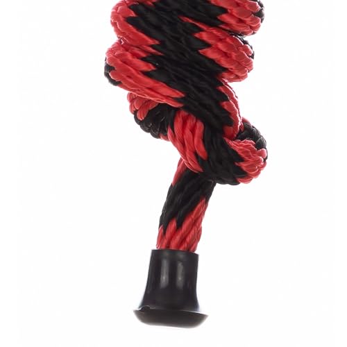 Equinavia Stella 8' Lead Rope with Snap Buckle - Red/Black - One Size - color: Red/Black