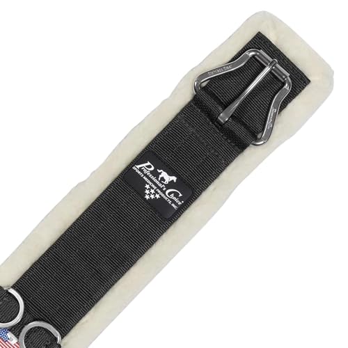 Professional's Choice SMX Comfort-Fit Western Merino Wool Cinch - color: Black, size: 28"
