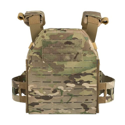 YAKEDA Tactical Training Vest with PALS System - Adjustable Straps Quick-Release Buckle for Hunting - color: Multicolor
