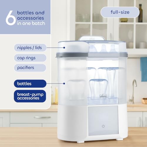 Chicco Advanced Sterilizer & Dryer for Baby Bottles & Accessories - size: Countertop Sterilizer, style: Advanced Sterilizer and Dryer