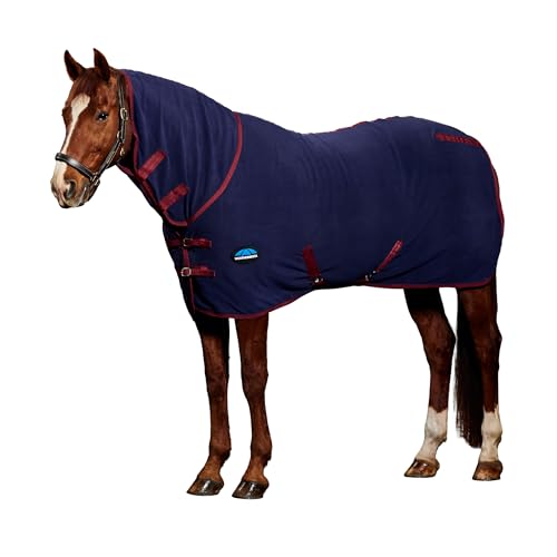 WeatherBeeta Anti-Static Fleece Cooler Combo Neck, Navy/Burgundy, 69" - color: Navy/Burgundy, size: 69"