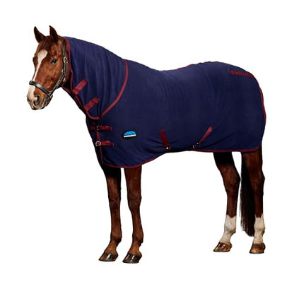 WeatherBeeta Anti-Static Fleece Cooler Combo Neck, Navy/Burgundy, 69" - color: Navy/Burgundy, size: 69"