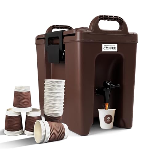 YUANHAO 2.5 Gallon Insulated Beverage Dispenser - size: 2.5 GAL