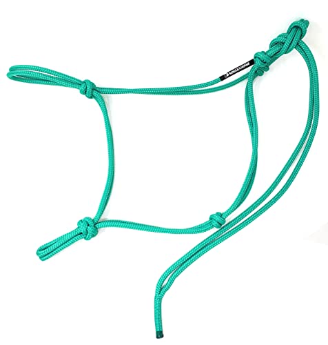 Soft 2 Knot Horse Halter - color: Turquoise, size: Large