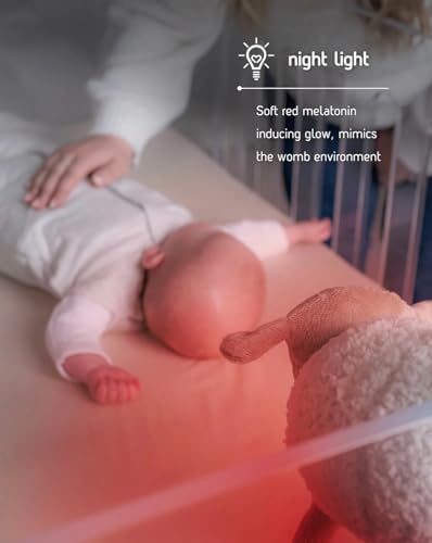 Sweet Dreamers, Rechargeable Ewan Deluxe, Gray | Baby & Toddler White Noise Sound Machine | Cry Sensor & Nightlight | 10 Soothing Sounds | Continuous or Timer Playback | Machine Washable - color: Gray