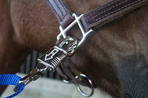 Tack Shack of Ocala Nylon Quick Release Cross Ties, Set of 2, Cross Ties for Barn, Stable Supplies - color: Navy