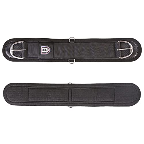 Harrison Howard Western Felt Lined Soft-Touch and Anti-Slip Straight Cinch for Horses 28" 30" 32" 34" - size: 32"