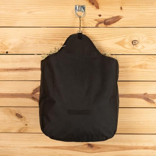 Schneiders Large Tough Tote Hay Bag for Horses | Durable 600D Construction | Reduced Waste Feeding for Barn & Farm | 4 Flakes