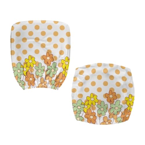 Happie Flowers Chair Covers Thick Seat Covers for Chairs - color: Happie Flowers