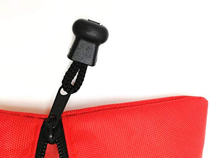 Red Emergency Bag First Aid Small Empty Travel Rescue Pouch First Responder Storage Medicine Pocket Bags for Car Home Office Kitchen Sport Ourdoors Bag Only (6x4.3) - style: 6x4.3inch