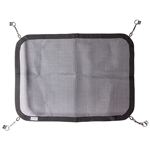 Dura-Tech Trailer Window Screen | Enhances Air Circulation | Easy Installation | Fits Most Trailers | Includes Hardware | Heavy-Duty Elastic Loops
