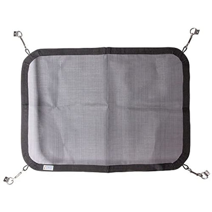 Dura-Tech Trailer Window Screen | Enhances Air Circulation | Easy Installation | Fits Most Trailers | Includes Hardware | Heavy-Duty Elastic Loops