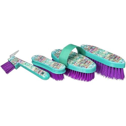 Tough 1 4 Piece Printed Brush Pkg Cactus - color: Cactus
