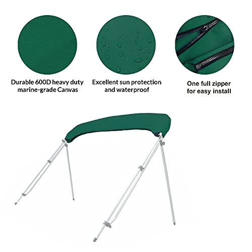 SavvyCraft Boat Bimini Top Cover Storage Boot, Green 67"-72" W - color: Green, size: 67"-72" W