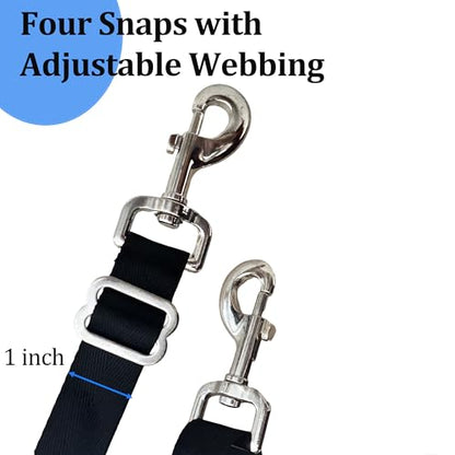 Stall Guard for Horse, 27"x19" Adjustable Nylon Horses Stall Guard with Straps & Snaps | Easy to Install in Stable and Barn - color: BLACK