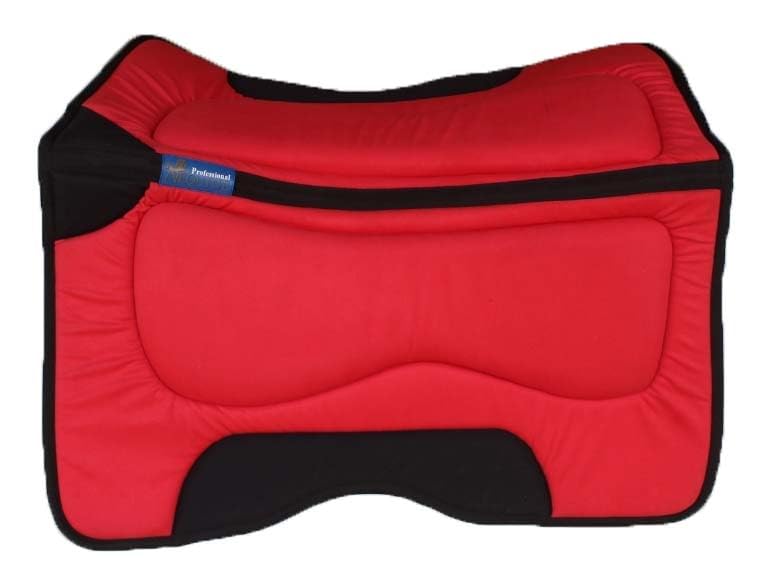 Horse Saddle PAD 32" Western Contoured Neoprene Shock Absorbing 39183 - color: Red