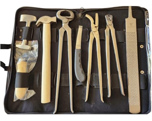 Heavy Duty Professional Horse Care Farrier Tool Kit Hoof Clincher Nipper with High Stainless Steel