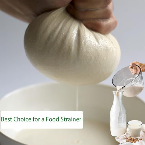 YJL Organic Cheese Cloth Unbleached Cotton for Straining Extra Fine 6 Yards