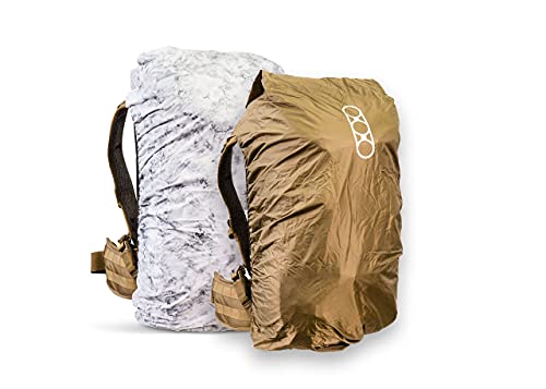 Eberlestock Small Reversible Rain Cover (Coyote Brown/Doppelganger Winter) - color: Coyote Brown/ Doppelganger Winter