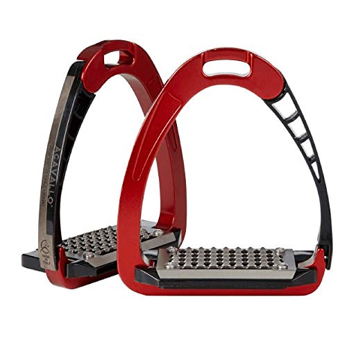 ACAVALLO Arena Alupro Stirrup - color: Red