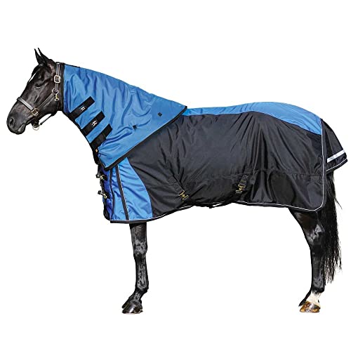Warrior VTEK Horse Turnout Blanket | Neck Cover for Horses | Wither Relief | Horse Blankets for Winter Waterproof | Breathable Horse Blankets