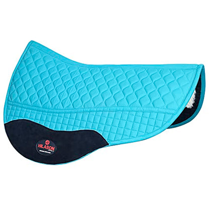 HILASON Western All Purpose Horse English Saddle Pad | All-Purpose - color: Turquoise