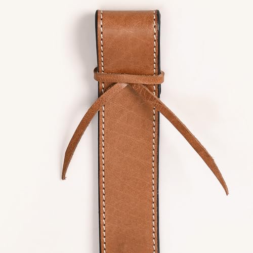 HILASON Horse Western Carved Leather Rear Flank Back Cinch Girth Saddle Billets Comfytack | Billet Strap