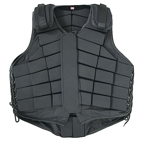 HILASON Black Equestrian Safety Protective Vest Impact Protection - size: 3X-Large