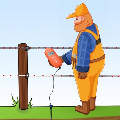 Electronic Fence Voltage Tester and Digital Fault Finder, Maximum 19.9kv