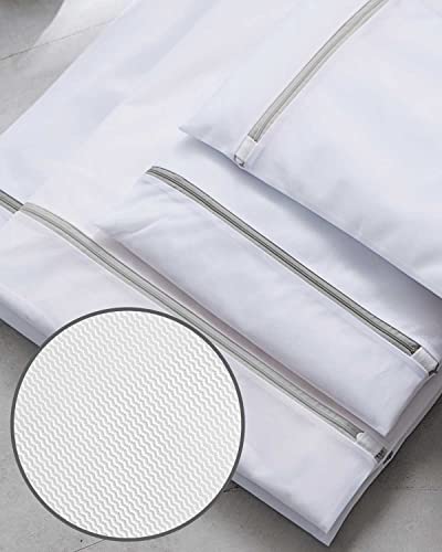 Laundry Bags Mesh Wash Bags(4Pcs,16 x 20 Inches),delicate laundry bag for College,Dorm,Storage - size: Large (4 Count)