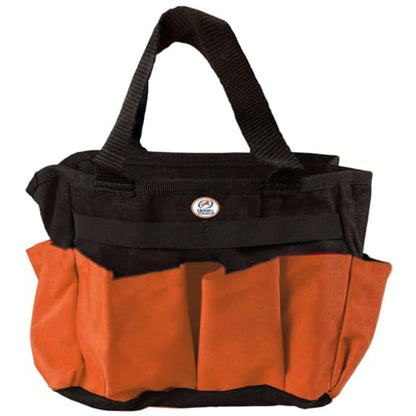 Derby Originals Nylon Horse/Dog Multi Pocket Grooming Tote Bag - color: Orange/Black