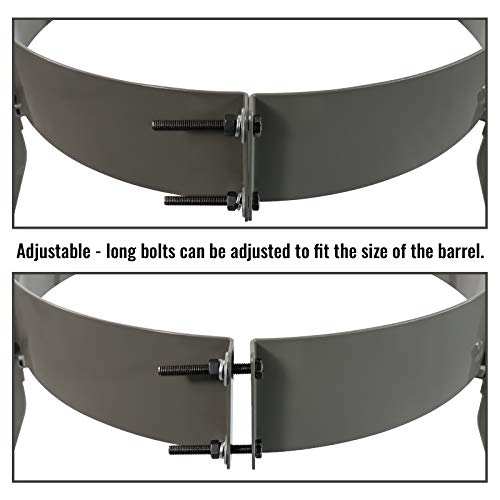 Highwild Deer Feeder 55 Gallon Barrel Band Leg Mounting Kit