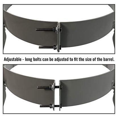 Highwild Deer Feeder 55 Gallon Barrel Band Leg Mounting Kit