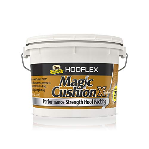 Absorbine Hooflex Magic Cushion Xtreme Horse Hoof Packing, 4 lb / 20 Hooves - size: 4 Pound (Pack of 1)