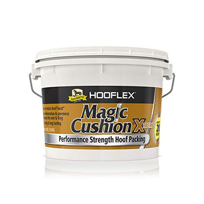 Absorbine Hooflex Magic Cushion Xtreme Horse Hoof Packing, 4 lb / 20 Hooves - size: 4 Pound (Pack of 1)